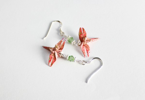 pink-origami-dragonfly-earrings-with-green-crystal-silver_3